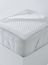 John Lewis Specialist Support 5-Zone Aurora Foam King Mattress Topper White