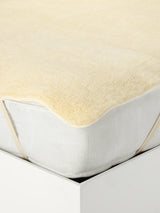 John Lewis Natural  British Wool Fleece Mattress Topper - White - King