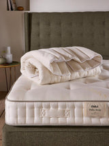 Floks Luxury Deep Wool Mattress Topper - Natural - Super King 200 x 180cm