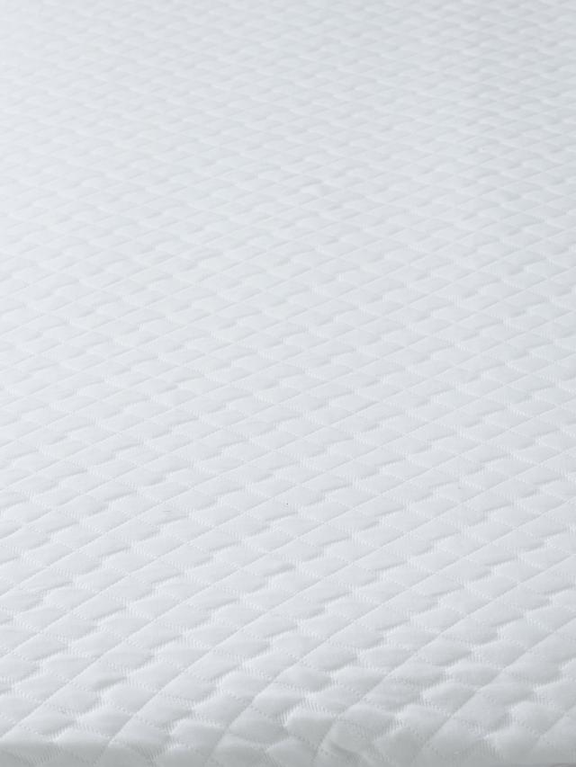 John Lewis Specialist 3-Zone Memory Foam Mattress Topper Double Size - White
