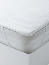 John Lewis Specialist Support 3-Zone Memory Foam Mattress Topper King White
