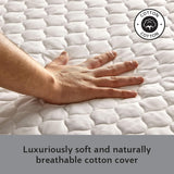 Sealy Side Sleeper Memory Foam Mattress Topper - White - 150 x 200cm King