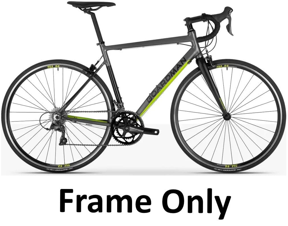 Boardman SLR 8.6 700c Aluminium Road Bike Frame - Grey/Green - 51.5cm Small