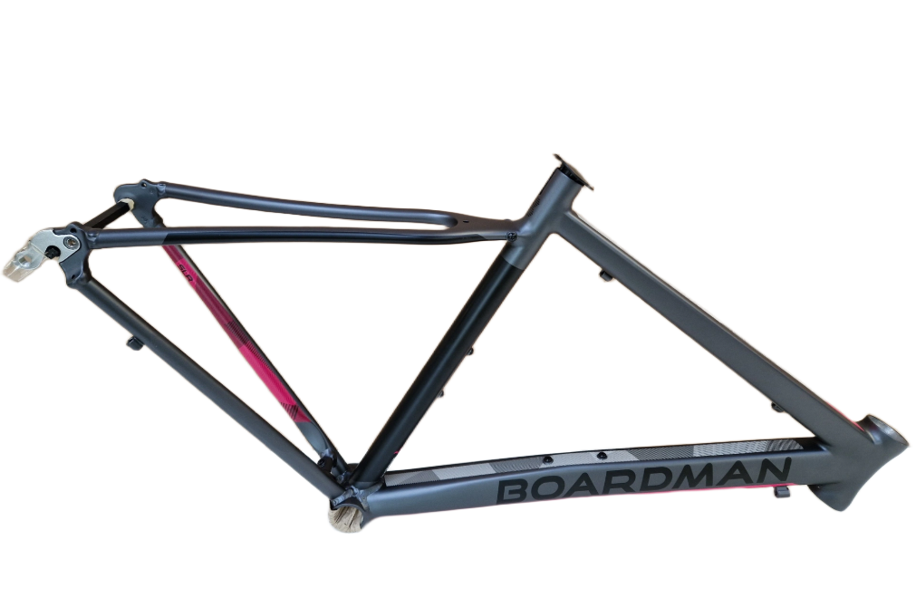 Boardman SLR 8.6 Women's Road Aluminium Bike Frame Grey/Pink - 55.5cm Large
