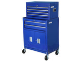 Halfords 6 Drawer Garage Tool Centre Cabinet 681 x 1147 x 422 mm - Blue