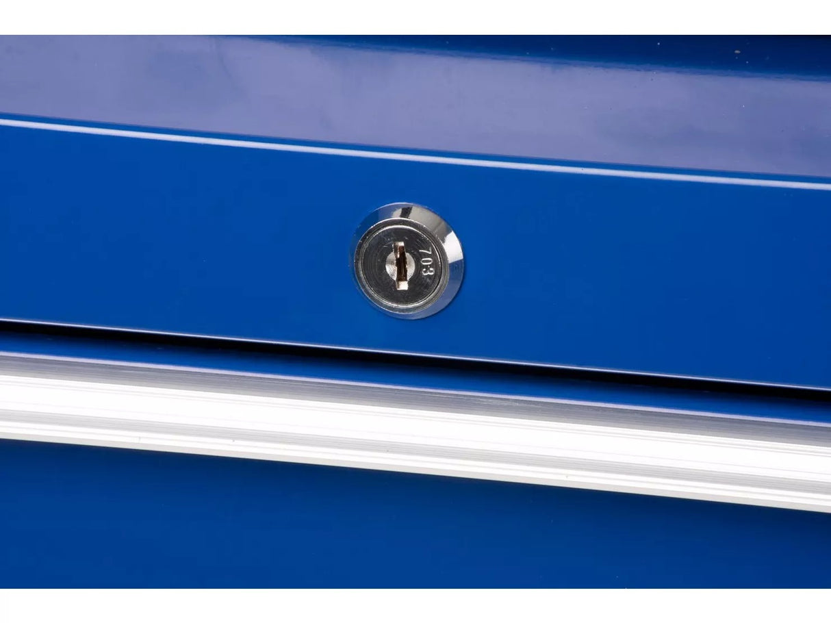 Halfords 6 Drawer Garage Tool Centre Cabinet 681 x 1147 x 422 mm - Blue