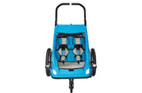Halfords Advanced Double Bike Adjustable Foldable Trailer - 19kg - Blue