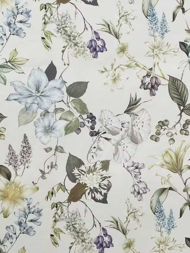 MM Linen Sanctuary Floral Cotton Duvet Cover Set - Multicoloured - King Size