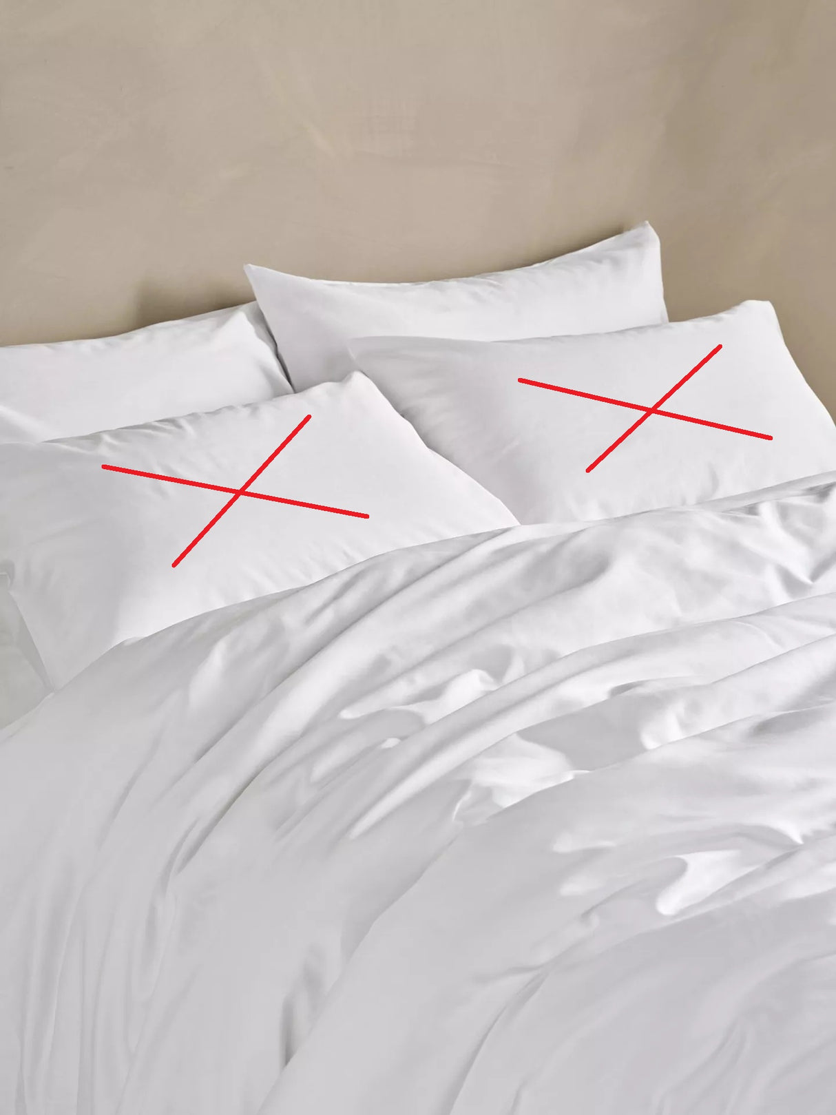 Bedfolk Luxe Cotton Sateen Bedding Duvet Cover - Snow White - King Size