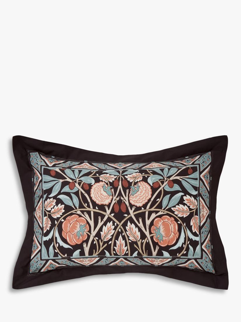 Morris & Co. Olive and Rose Floral Cotton Duvet Cover Set - Multi - King