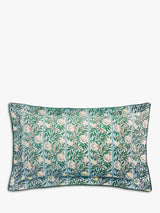 Morris & Co Peony Trellis 200TC Cotton Duvet Cover Set King Size - Multi