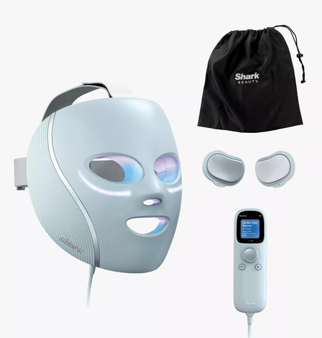 Shark CryoGlow FW312UK Cooling LED Anti-Ageing & Blemish Repair Mask - Blue - Kazoop 