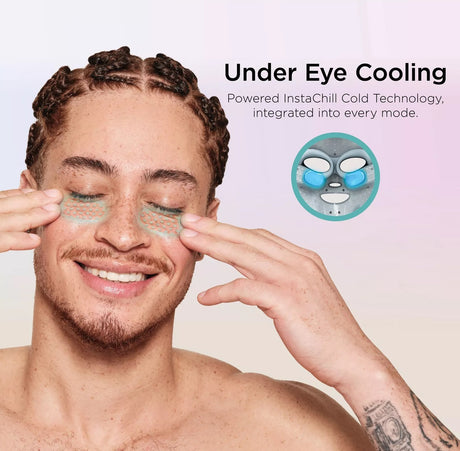 Shark CryoGlow FW312UK Cooling LED Anti-Ageing & Blemish Repair Mask - Blue - Kazoop 