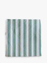 TBCo 200 Thread Count Cotton Double Duvet Cover Bedding Set - Blue Stripe