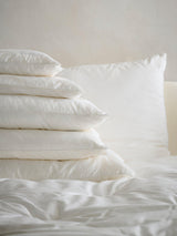 Gingerlily Silk Blend Soft Standard Pillow - Mulberry Silk Luxury - White