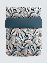 Harlequin Calathea Cotton Sateen Duvet/Pillow Case - Double Set - Cornflower