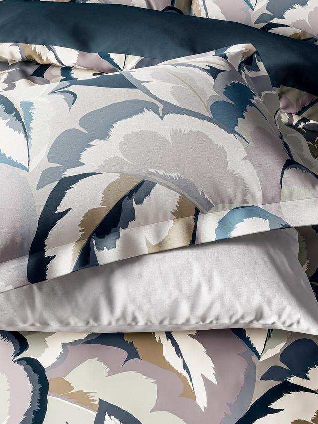 Harlequin Calathea Cotton Sateen Duvet/Pillow Case - Double Set - Cornflower