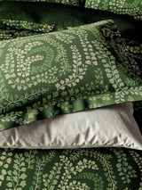 Harlequin Fayola Cotton Sateen Bedding Set - Fig Leaf Clover - King Size
