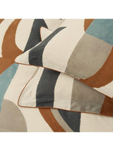 Harlequin Torillo Super King Duvet Cover Set - Black Earth/Cornflower/Walnut