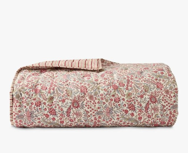 Christy Newstead Quilted Cotton Blend Decorative Bedspread Super King Multi
