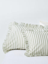 John Lewis x Sanderson Pinetum Cotton Duvet Cover Set - Double - Sweet Pea