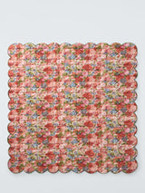 John Lewis x Sanderson Rose & Peony Quilted Scalloped Bedspread 220 x 200cm