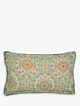 Bedeck of Belfast Addison Cotton Reversible King Duvet Cover Set - Gold Teal