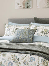 Bedeck of Belfast Emira Paisley Cotton Duvet Cover Set - Teal Green - King