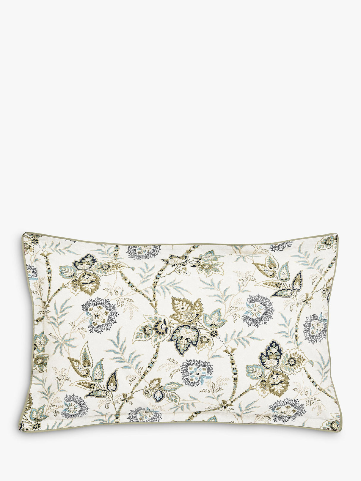 Bedeck of Belfast Emira Paisley Cotton Duvet Cover Set - Teal Green - King