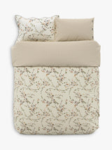Bedeck of Belfast Rana Super King Duvet Cover & Pillow Case Set - Warm Grey
