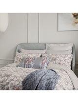 Bedeck of Belfast Estelle Chevron Pattern Acrylic Knitted Throw - Grey Blue