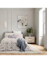 Bedeck of Belfast Estelle Chevron Pattern Acrylic Knitted Throw - Grey Blue