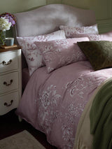 Laura Ashley Rowsham Floral Garden 220TC Cotton Duvet Cover Set King - Blush