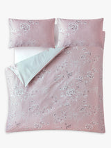 Laura Ashley Rowsham Floral Garden 220TC Cotton Duvet Cover Set King - Blush