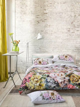 Designers Guild Grandiflora 250TC Cotton Duvet Cover Set - Rose - Super King