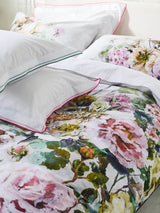 Designers Guild Grandiflora 250TC Cotton Duvet Cover Set - Rose - Super King