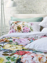 Designers Guild Grandiflora 250TC Cotton Duvet Cover Set - Rose - Super King