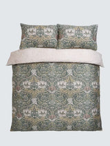 William Morris Honeysuckle & Tulip Reversible Duvet Cover Set - Multi - King