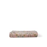 Melin Tregwynt Vintage Star Lambswool Throw Blanket 200 x 120cm - Blossom