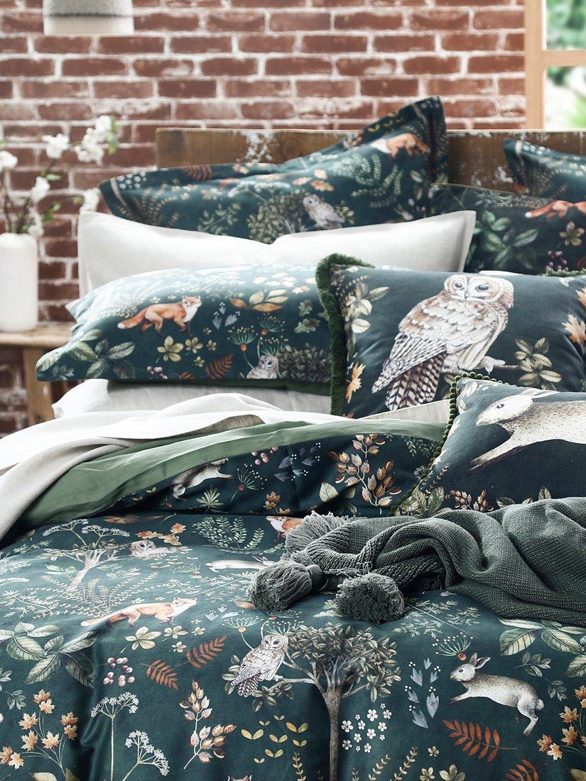 MM Linen Briar Cotton Duvet Cover Set - Multi L220 x W260cm - Super King