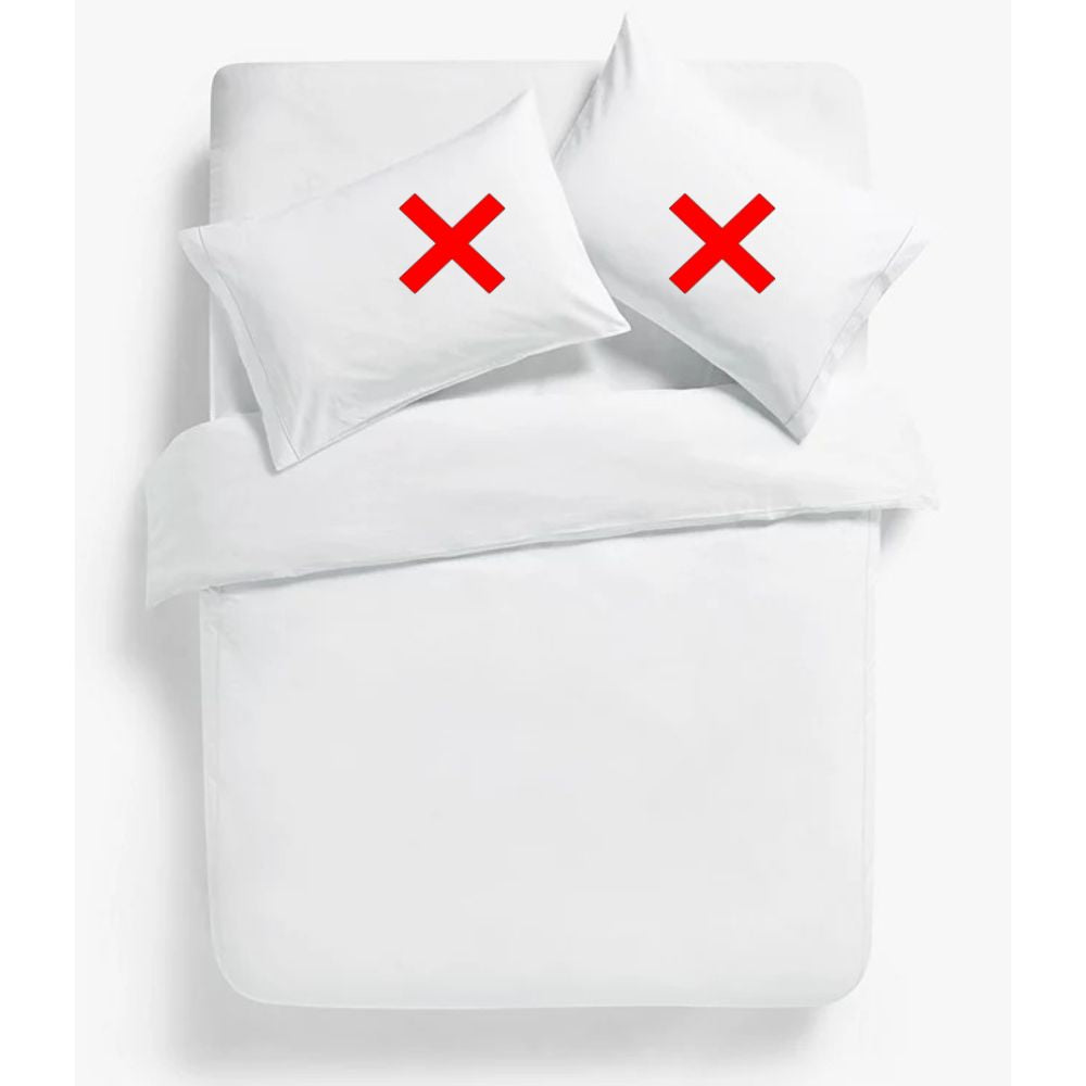 John Lewis Crisp & Fresh Harlow Egyptian Cotton Duvet Cover - White - Double