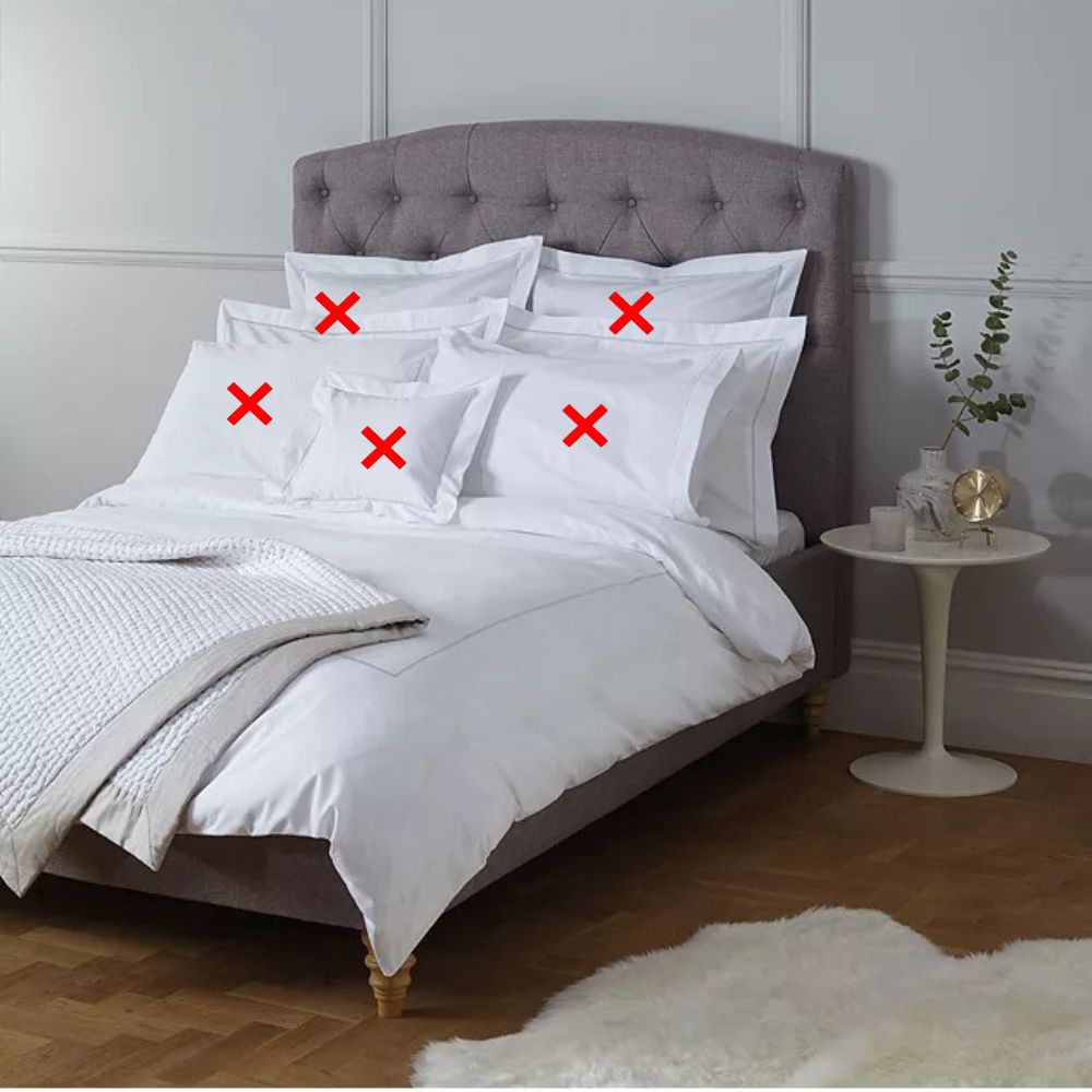 John Lewis Crisp and Fresh Harlow Egyptian Cotton Duvet Cover King - White