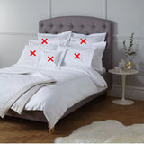John Lewis Crisp and Fresh Harlow Egyptian Cotton Duvet Cover King - White