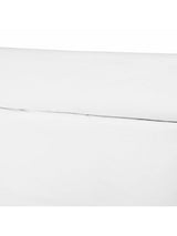 John Lewis Soft and Silky Garda Lattice King Size Cotton Duvet Cover - White