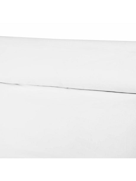 John Lewis Soft and Silky Garda Lattice King Size Cotton Duvet Cover - White