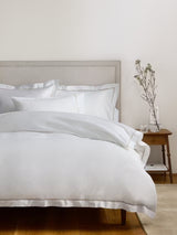 John Lewis Harper 400 Thread Count Cotton King Duvet Cover Natural Champagne