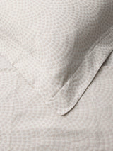 John Lewis Lucca 260TC Pure Cotton Jacquard Duvet Cover Super King - Silver