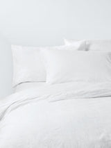 John Lewis Hemsby 200TC Duvet Cover & Pillow Case Set - White - King Size