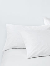 John Lewis Hemsby 200TC Duvet Cover & Pillow Case Set - White - King Size