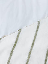 John Lewis Lanark Cotton/Linen Blend Super King Duvet Cover - Green Avocado